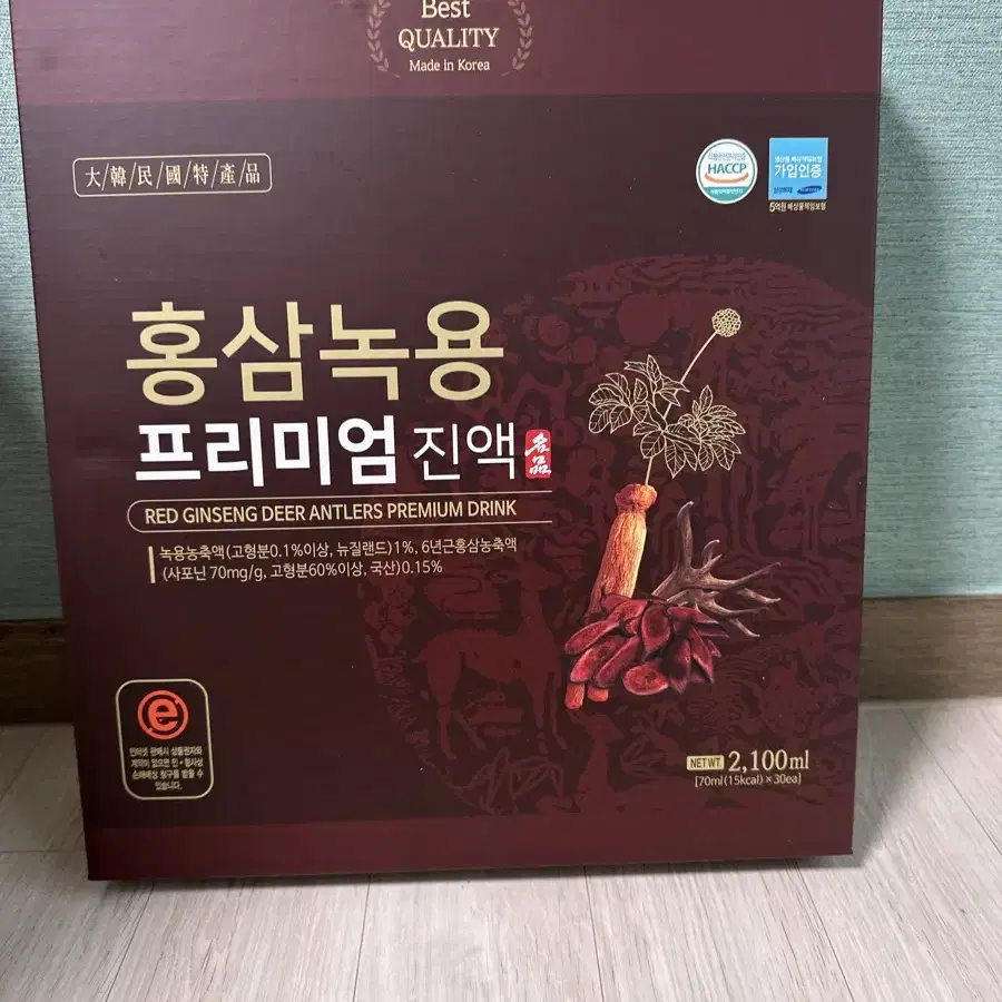 홍삼녹용 프리미엄 진액 70ml x 30ea