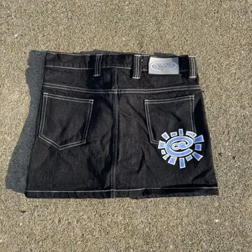 항상 해야 할 일을 하라 데님 미니 스커트
