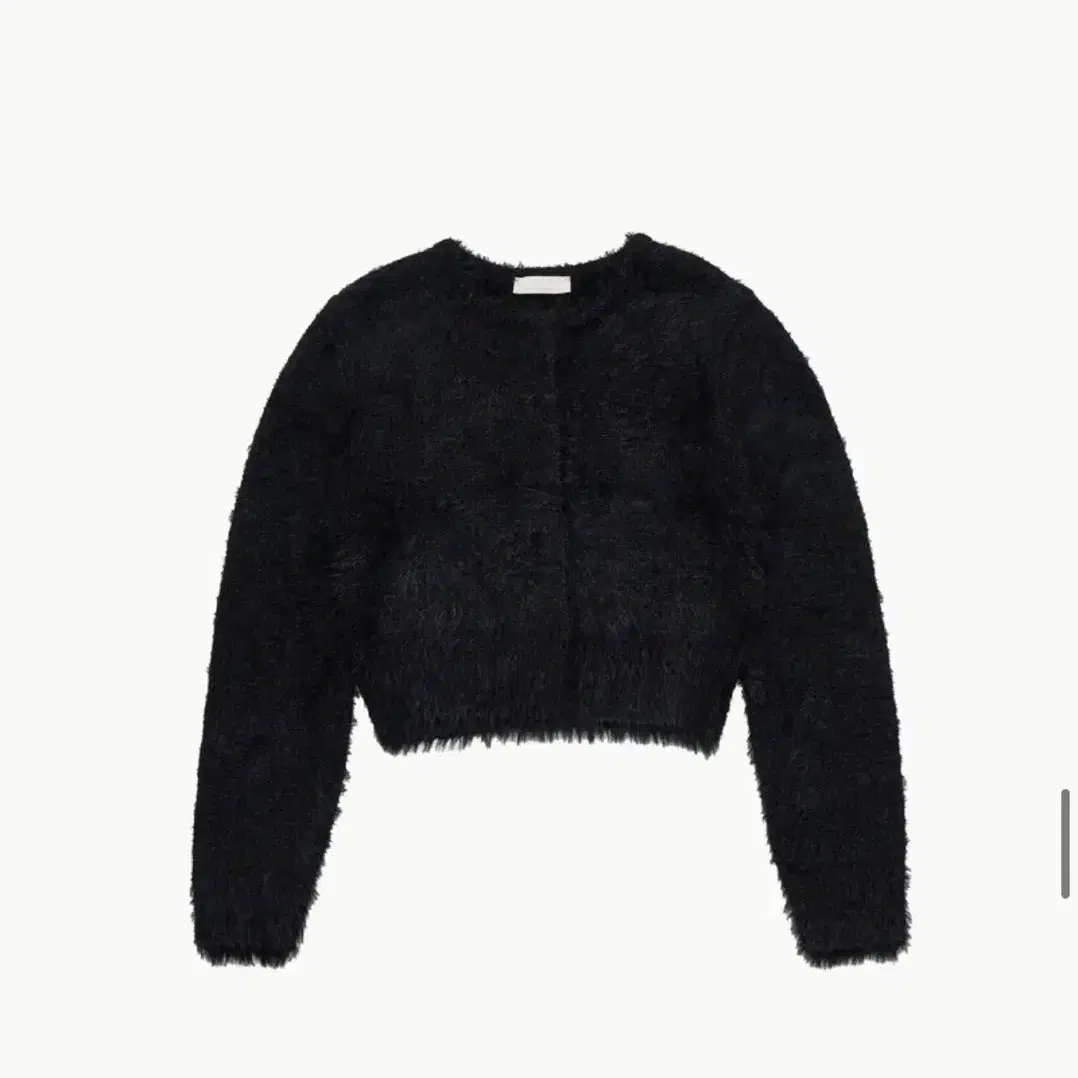 아모멘토 SHAGGY CROPPED CARDIGAN