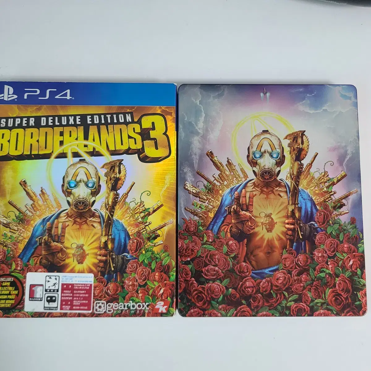 ps4 보더랜드3 스틸북 +cd 슈퍼디럭스