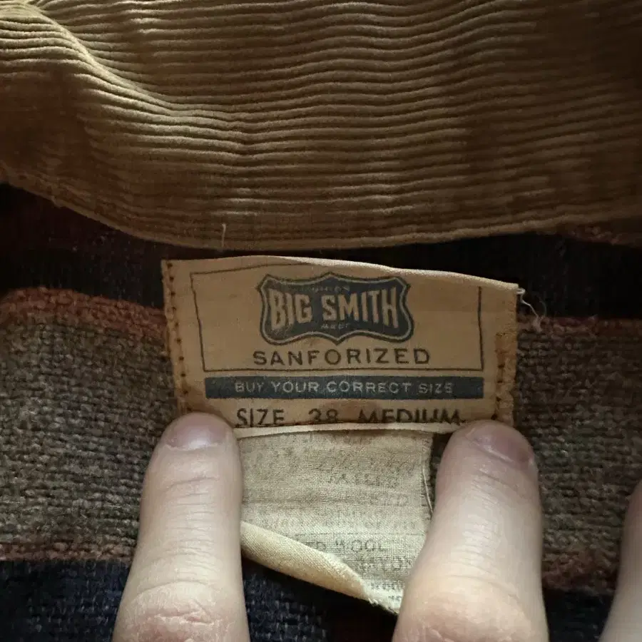 60s BIG SMITH USA 빈티지 빅스미스 블랭킷 데님 초어 자켓