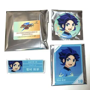 이나즈마 일레븐 GO 설촌 표범이 캔뱃지 명찰 명찰 카드 세트