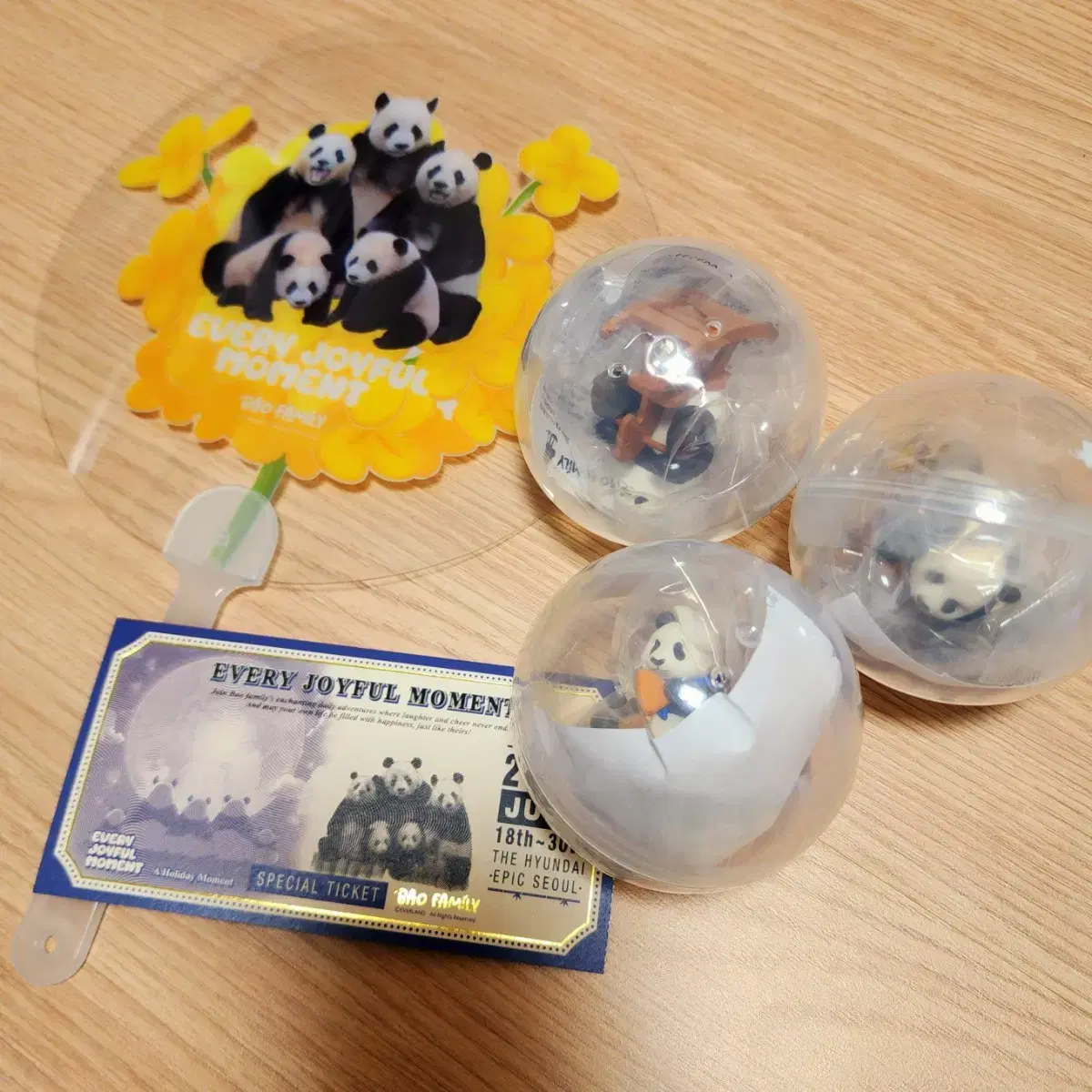 Baofa Pop-up Goods (Fan, Ticket, Figure 3) Puba.