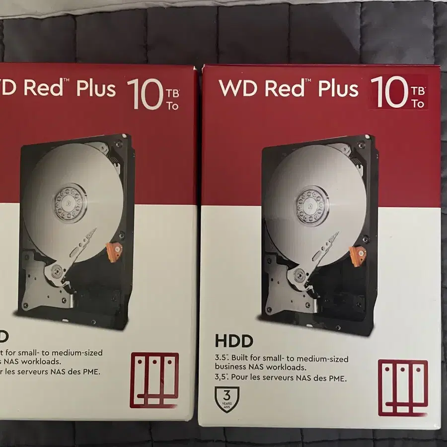 WD Red Plus 나스용 10TB HDD 2개 하드디스크