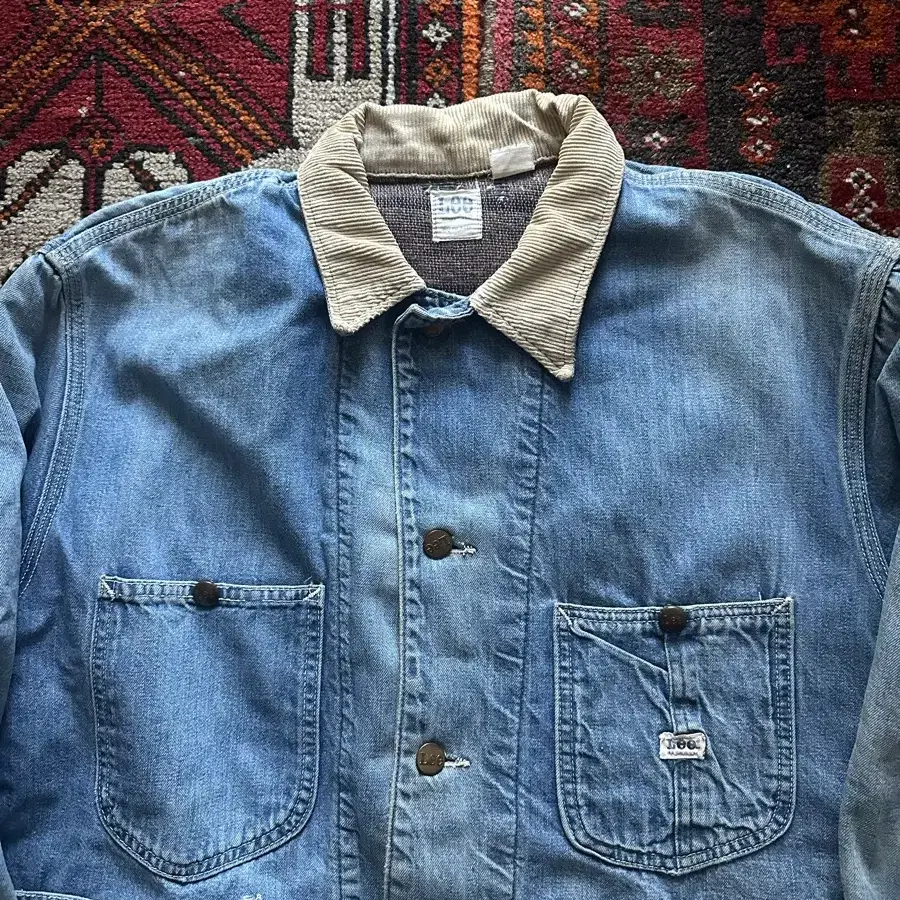 70s LEE USA 빈티지 리 81-LJ 데님 초어 자켓 rrl