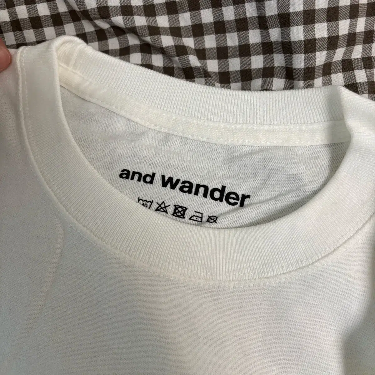 앤드원더 Andwander 티셔츠 반팔티