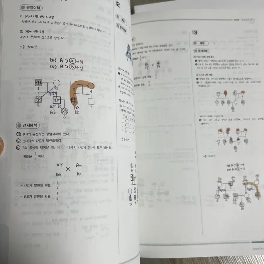 시대인재 2025 S반 생명과학 한혜선 기출 문제집