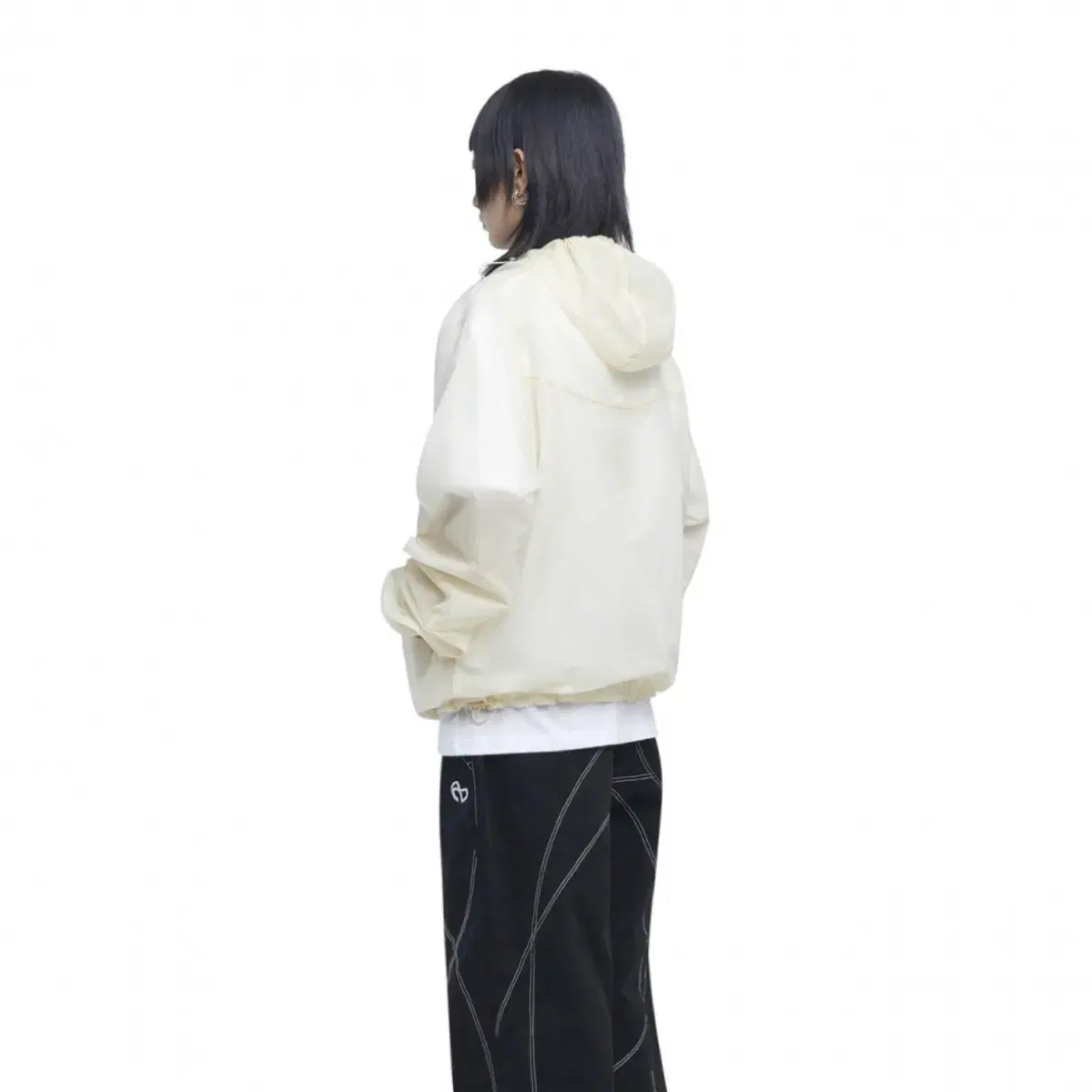 [노매뉴얼] TRANSLUCENT HOODED JACKET