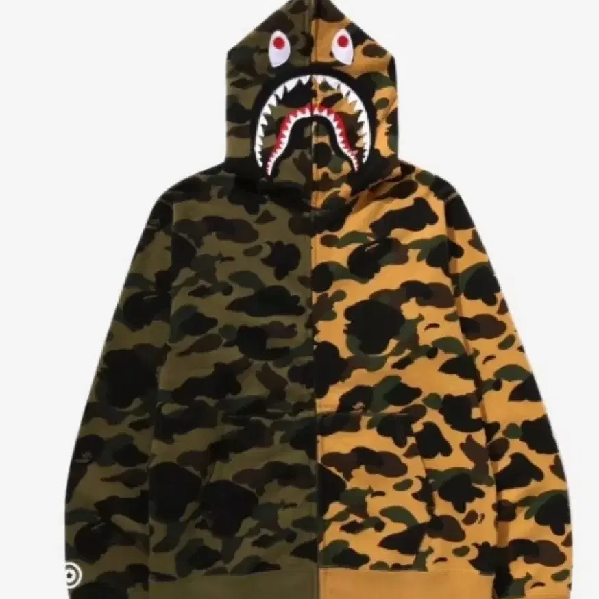 a bathing ape BAPE 베이프 퍼스트 카모 세퍼레이트 후드