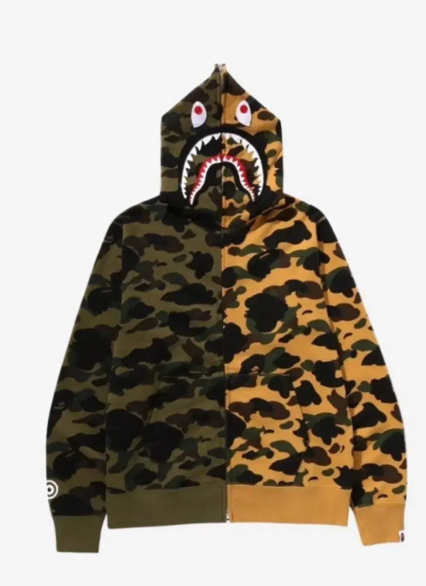 a bathing ape BAPE 베이프 퍼스트 카모 세퍼레이트 후드