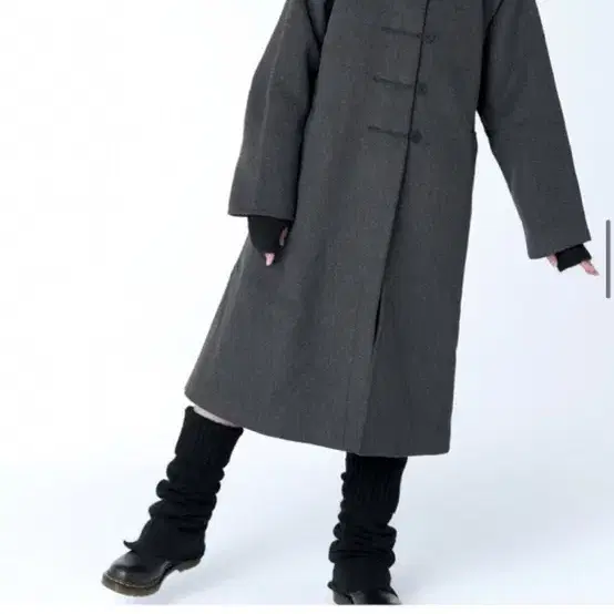 미세키서울 Hoodie long duffle coat