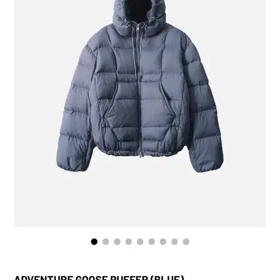 999휴머니티패딩 ADVENTURE GOOSE PUFFER (BLUE)