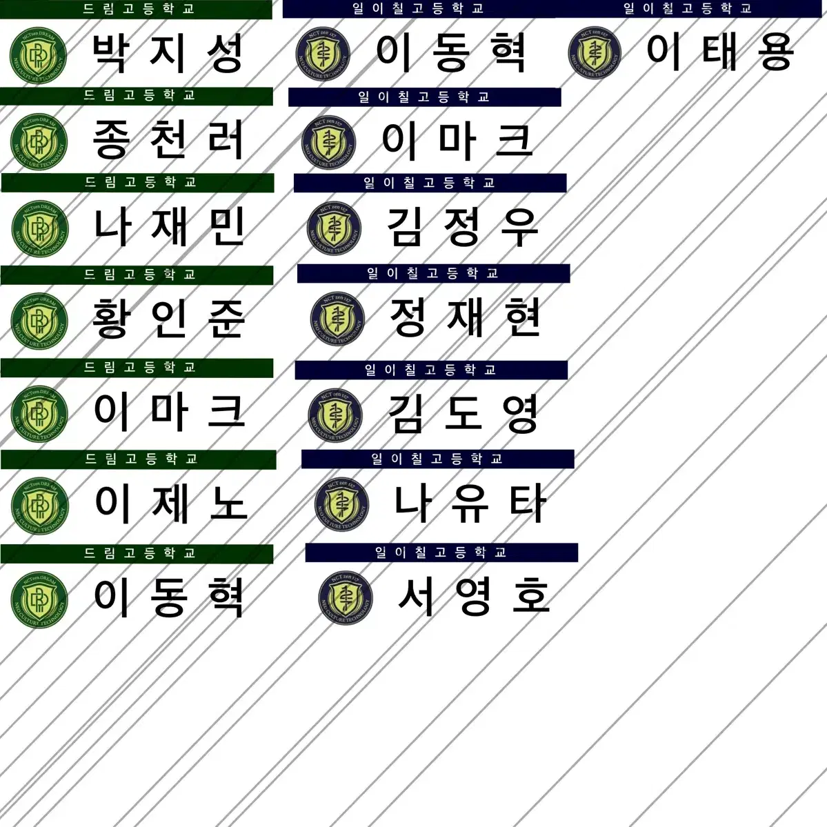 엔시티 드림,127 아크릴