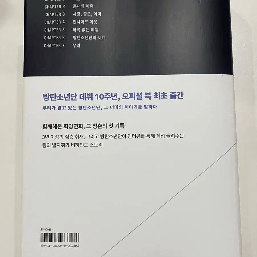 방탄소년단 BTS 10주년 기념책 + 포토카드 (새상품)