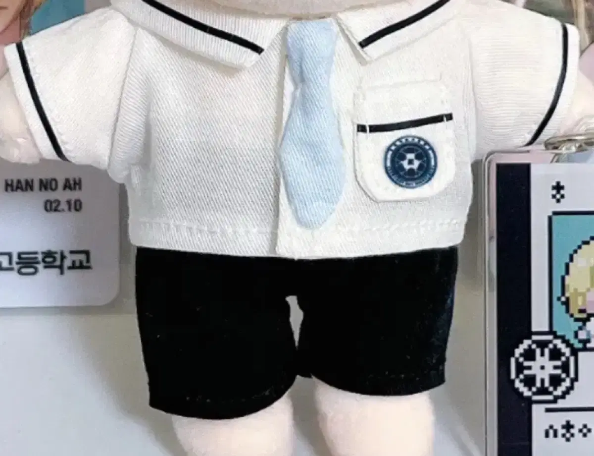 플레이브 속성 10cm 인형옷 육여름 교복