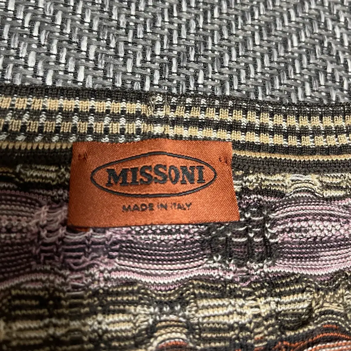 L] 미쏘니(MISSONI) 라운드니트