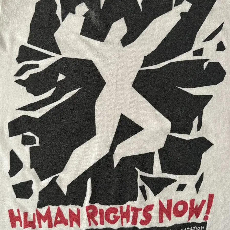 빈티지 88s HUMAN RIGHTS NOW X Reebok(리복) 티셔