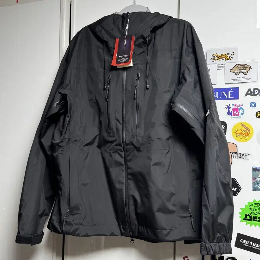 FETCH 3LAYER STORM JACKET BLACK