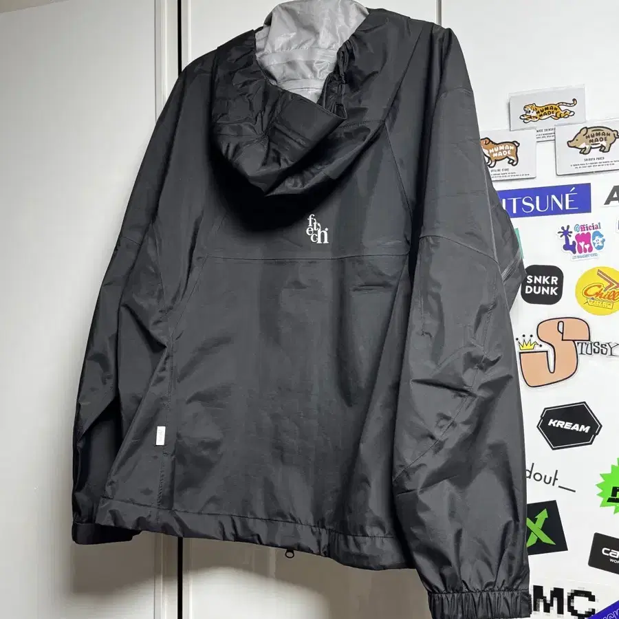 FETCH 3LAYER STORM JACKET BLACK