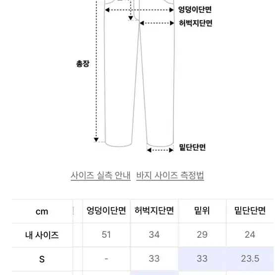 제로 스웻 팬츠 네이비 (사이즈M)