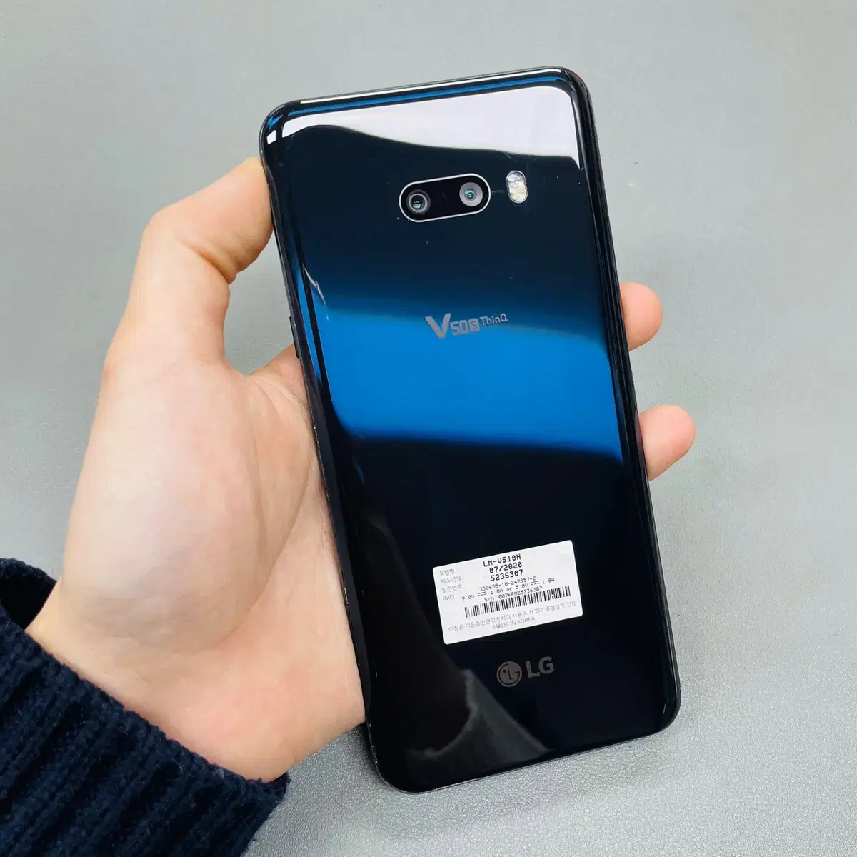 LG V50S 블랙 256GB KT A급 잔상 좀 있는공기계 초특가판매