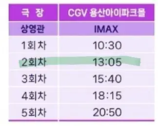 아이유 CGV 용산 아이맥스 판매합니다