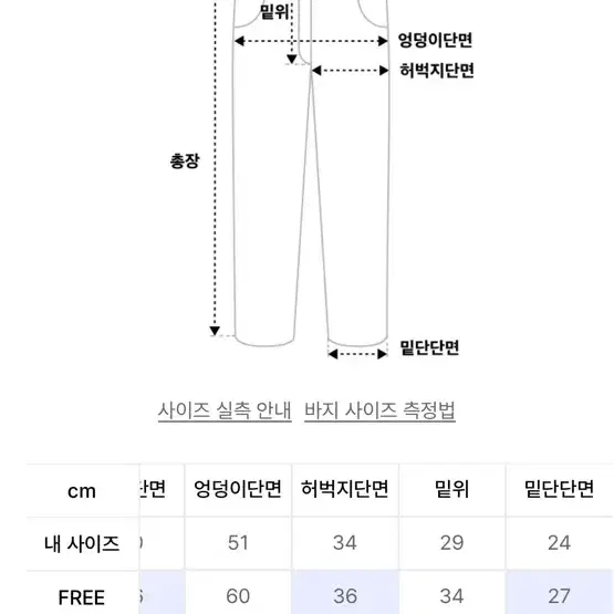 스케이터락 카고팬츠 카키 (사이즈Free)