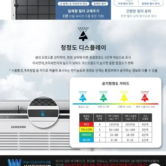 삼성 블루스카이 공기청정기