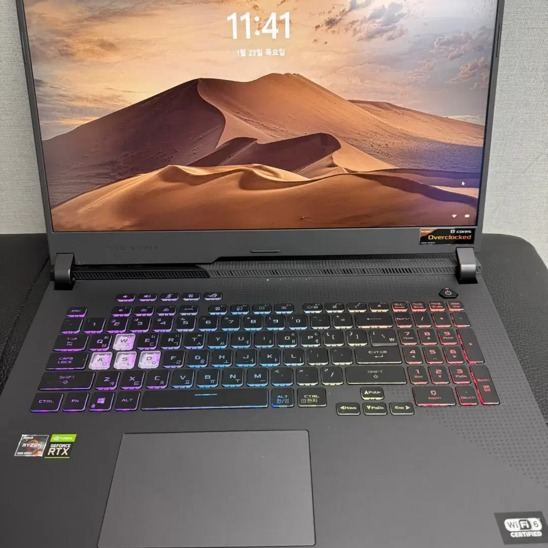 아수스 로그 스트릭스 G713QM-R5935T RTX3060 게이밍노트북