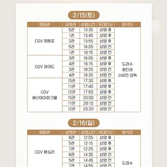 1/29~1 말할 수 없는 비밀(무대인사) 양도! 도경수 원진아 신예은