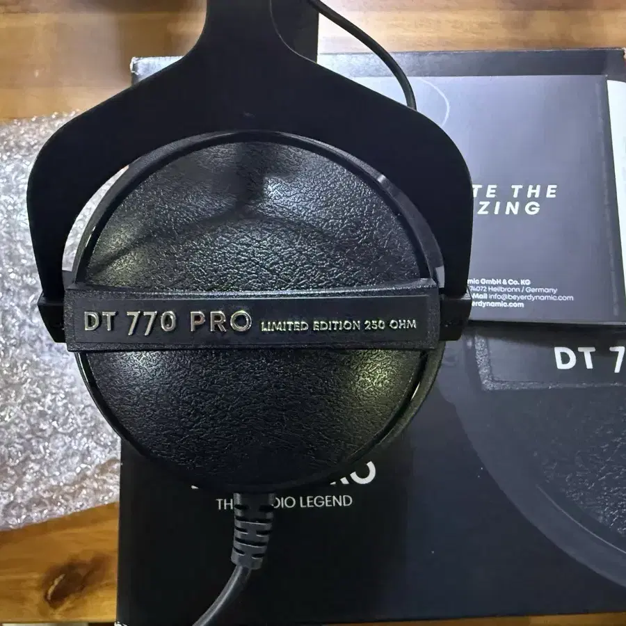 DT770 pro 헤드폰 (블랙 에디션) 모니터링 헤드폰