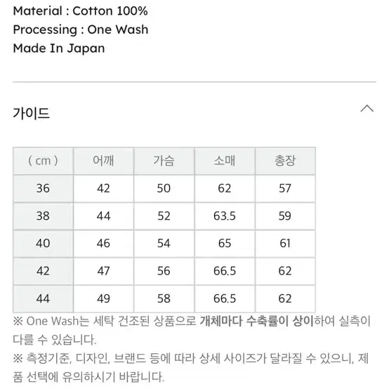 본쿠라 3rd 데님자켓 38사이즈