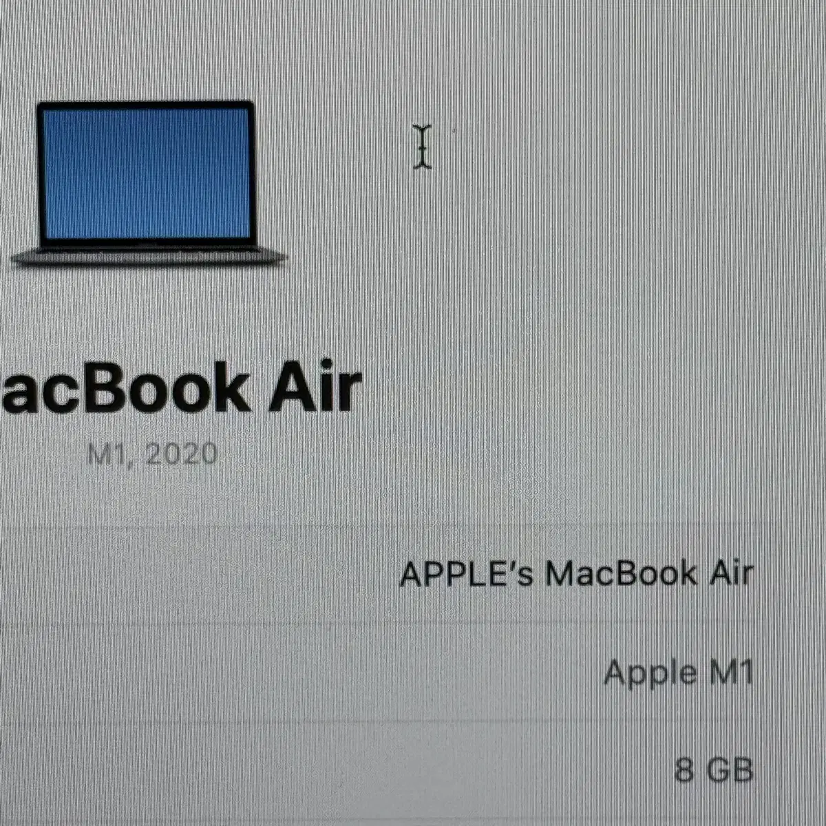 맥북에어 m1 8GB 512GB 스페이스 그레이