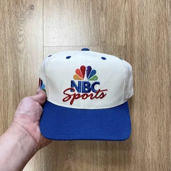 택포) 90s NBC sports USA 빈티지 투톤 볼캡 모자