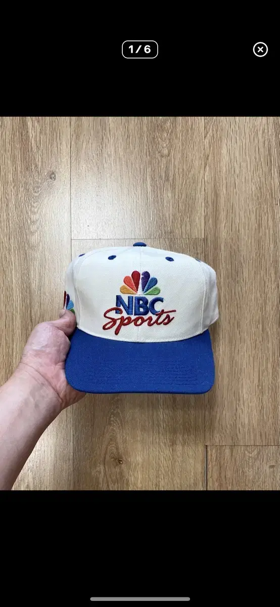 택포) 90s NBC sports USA 빈티지 투톤 볼캡 모자