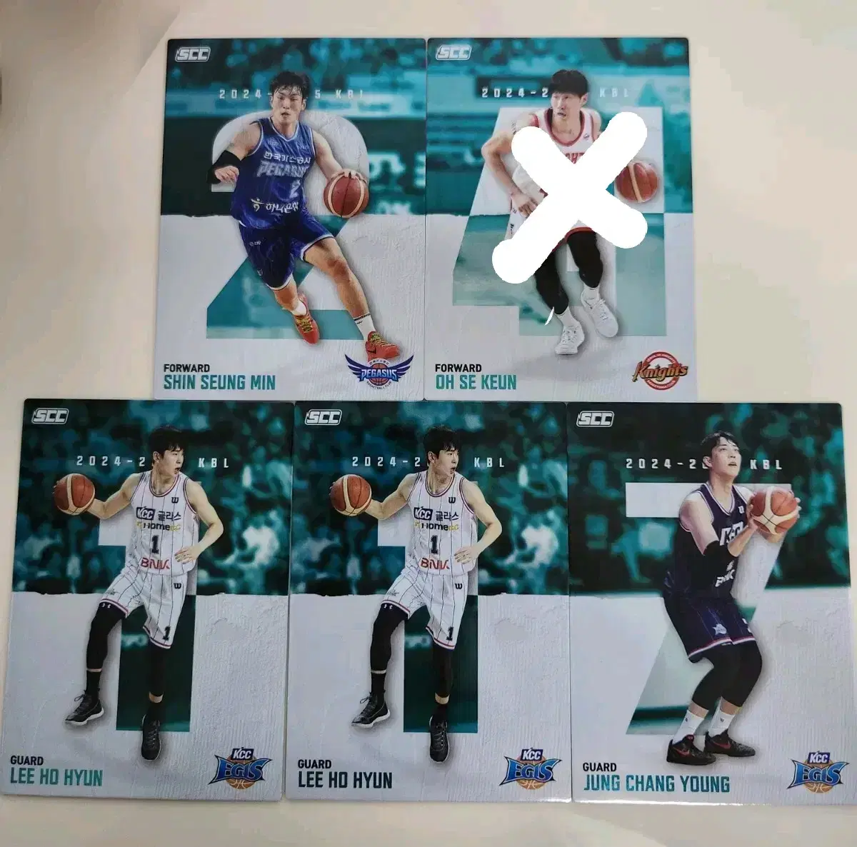 KBL 카드 홀로 민트 KT KCC SK 가스 삼성 모비스