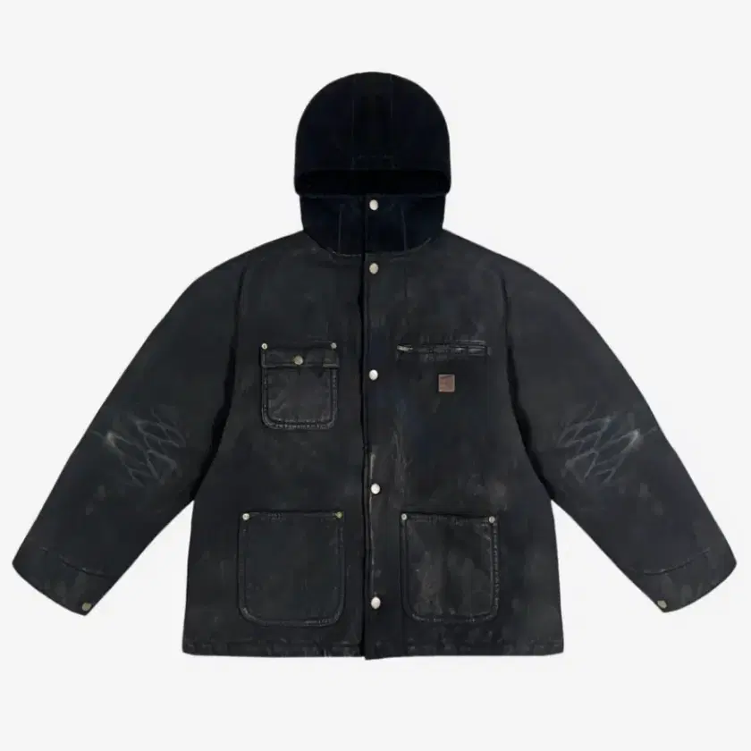 ★韓国の人気★【Project G/R】★Distressed Mud Work Jacket★ ☆韓国の人気☆【Project G/R】☆Distressed Mud Work Jacket