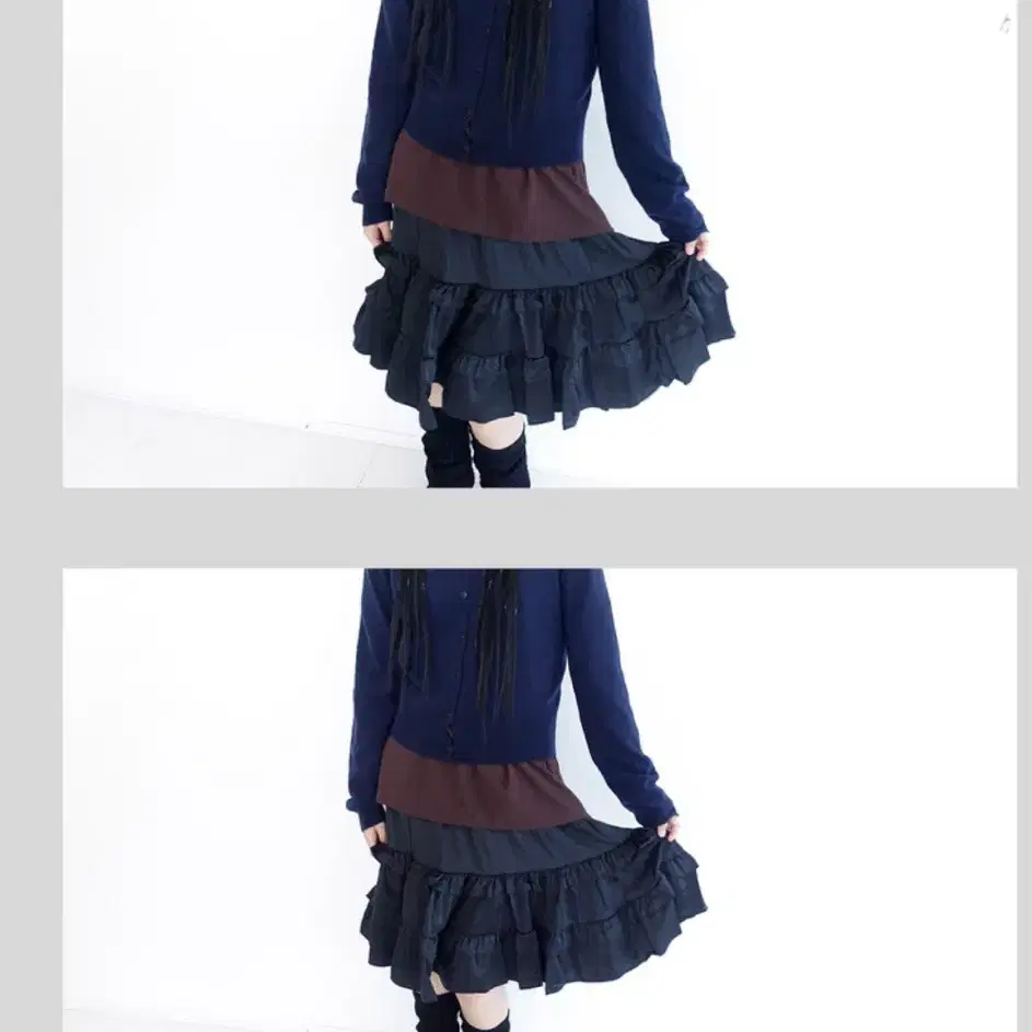 샵페어리 shop faerie silky frill flare skirt