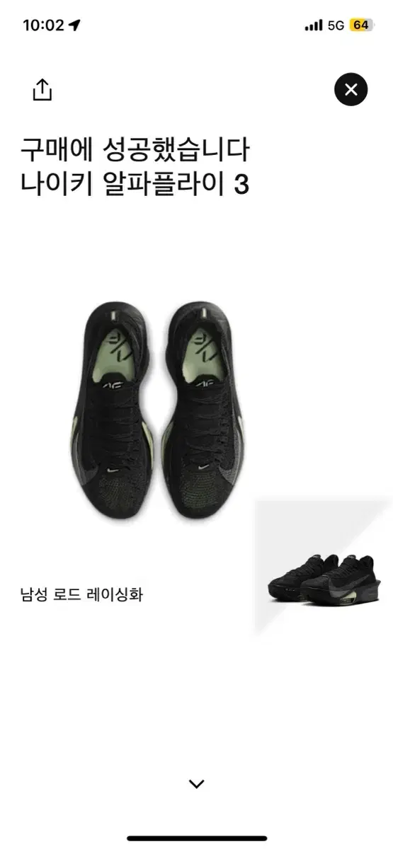 Nike AlphaFly 3 Running Shoes 280 Black