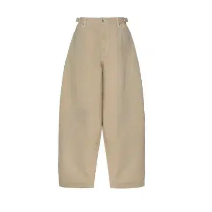 MJD L - BIG POCKET BAGGY PANTS BEIGE