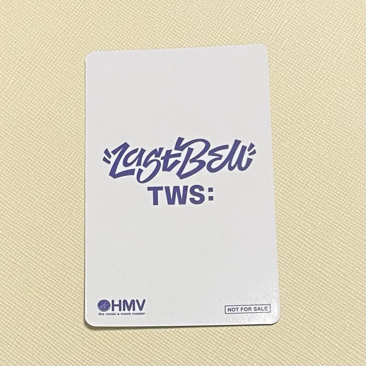 투어스 TWS 신유 hmv 포카 포토카드 럭드 마지막축제 라스트벨