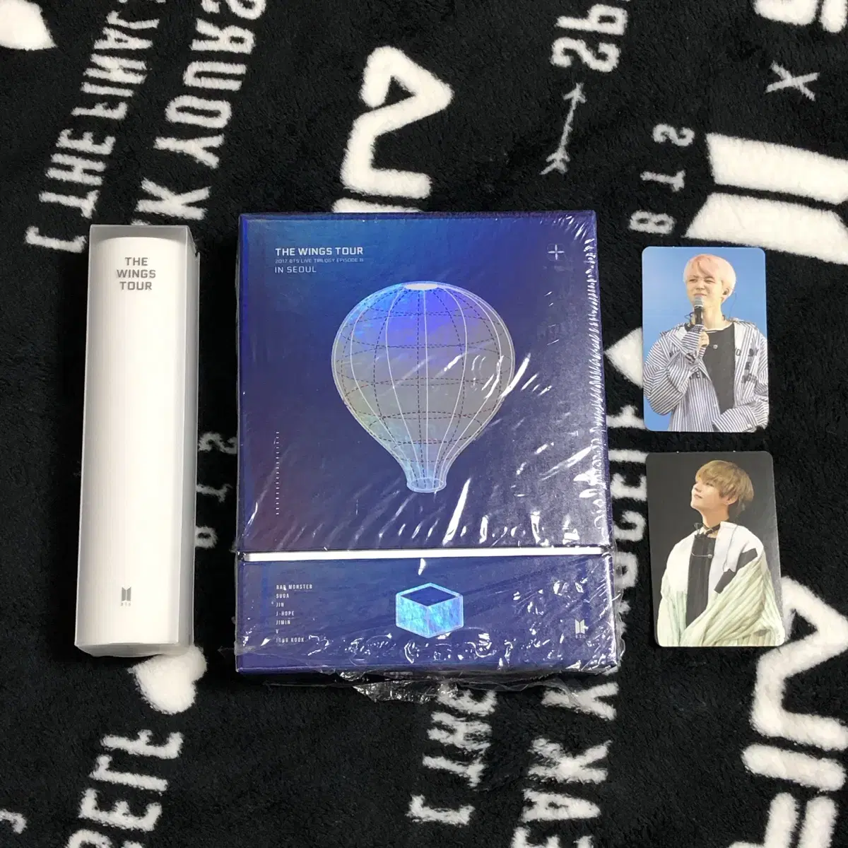 방탄 윙즈투어 윙즈콘 디비디포카 BTS WINGSTOUR DVD POCA