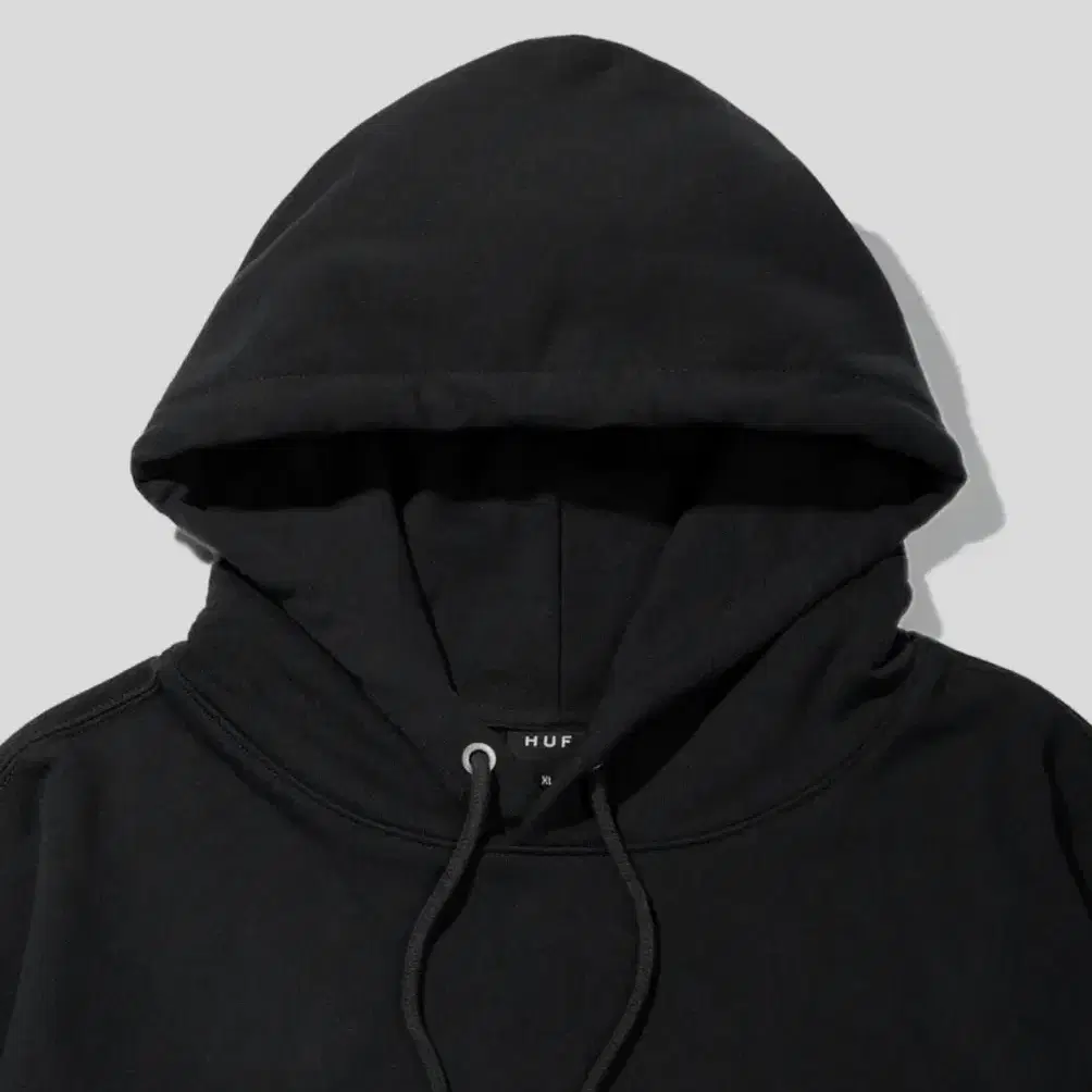 HUF ARCH LOGO HOODIE BLACK M