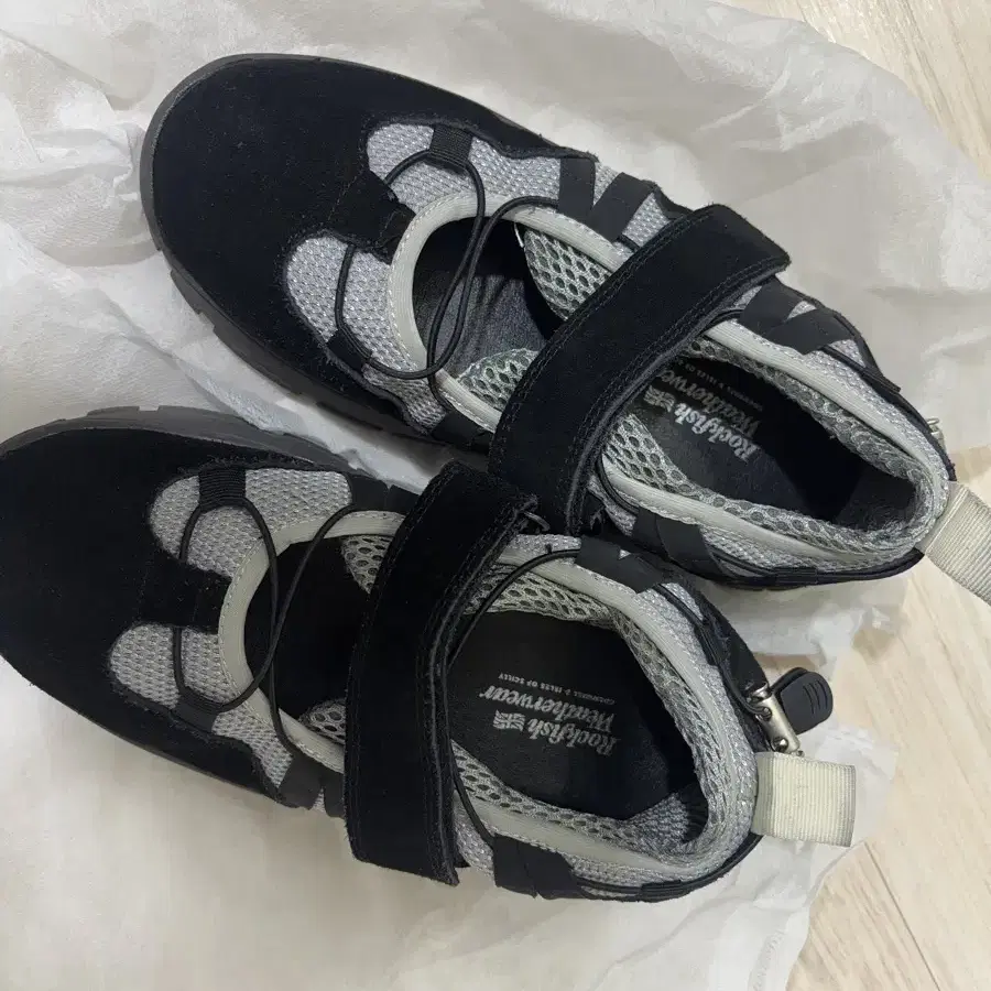 락피쉬 글로니 BRYN VELCRO SNEAKERS black