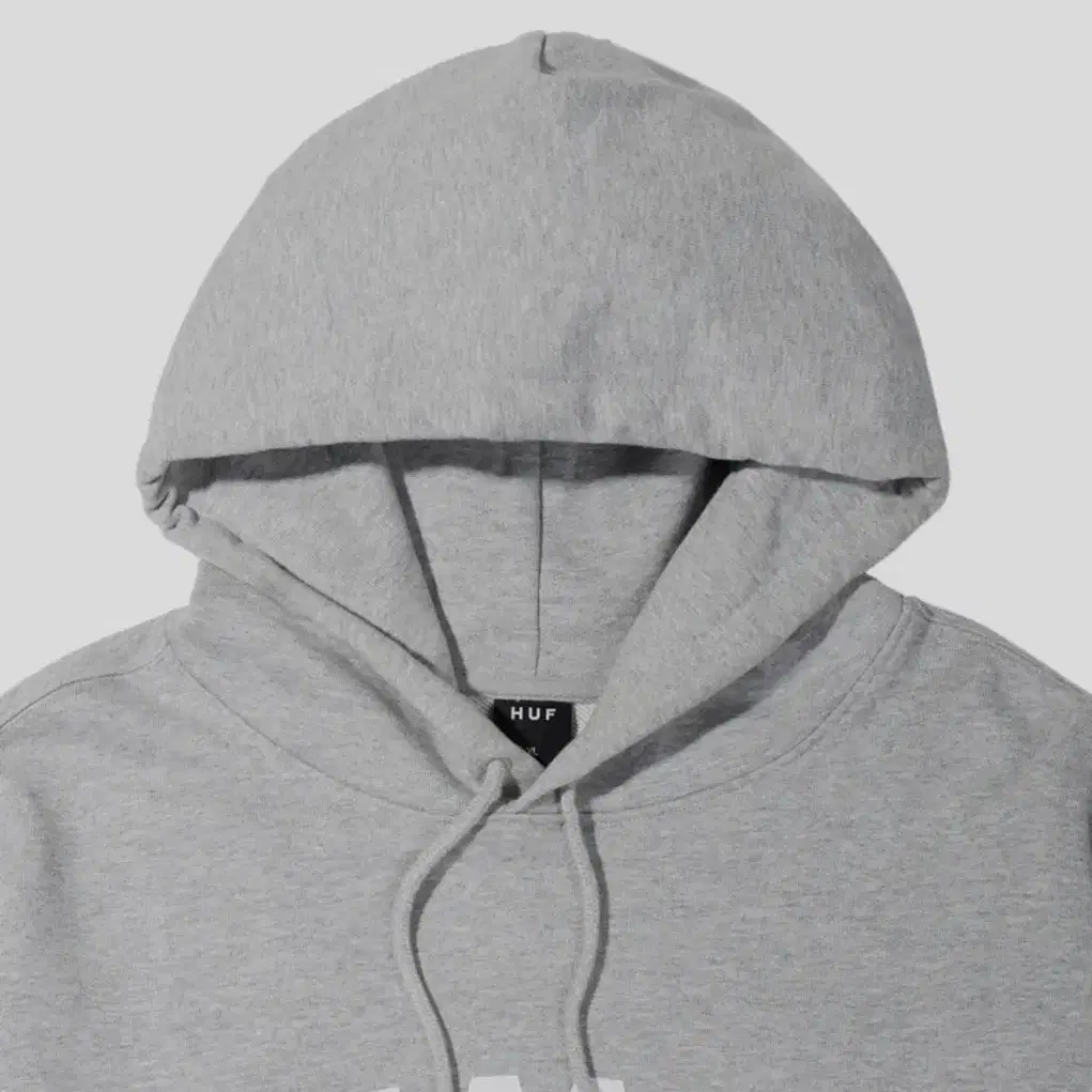 HUF ARCH LOGO HOODIE GRAY M