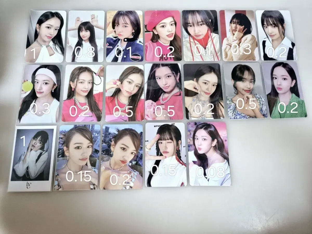 ive Photocard/Yujin, Wonyoung, Leeseo, Lay, Gaeul, Liz