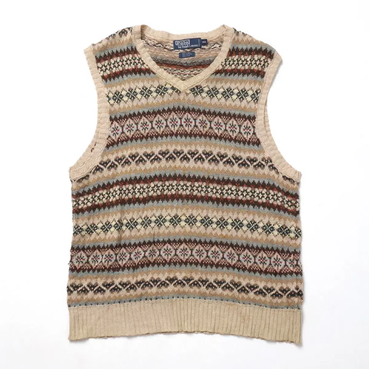 폴로 랄프로렌 V-neck Fairisle Knit Vest