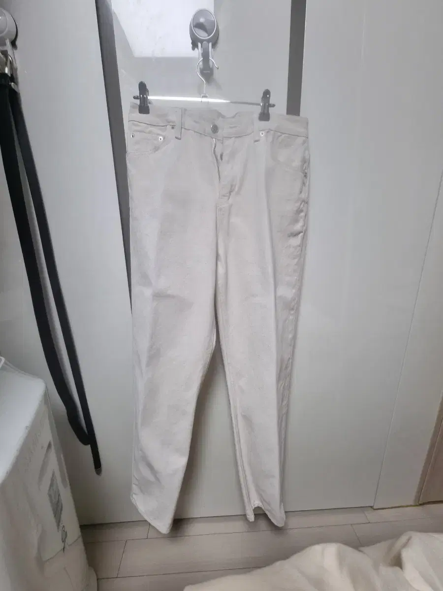 1860 PURE CREAM JEANS [SUPER WIDE STRAIG