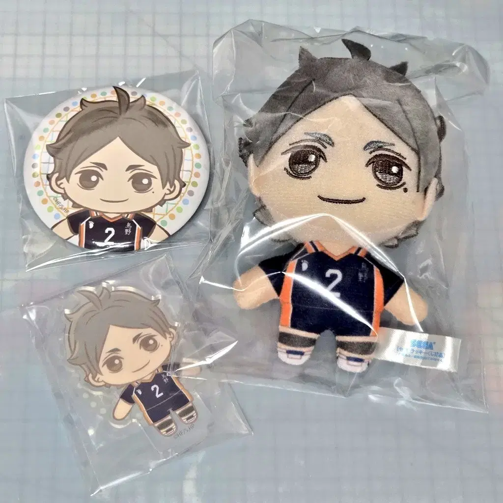 Haikyuu Sega Lucky Kuji B Prize D Prize E Prize Sugawara Koushi Set