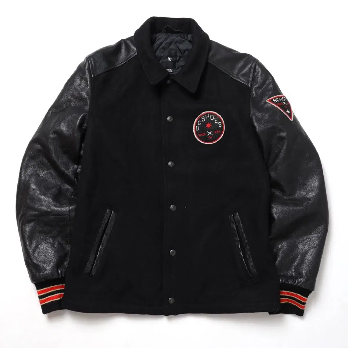 DC x Schott Logo Embroidered Varsity Jk